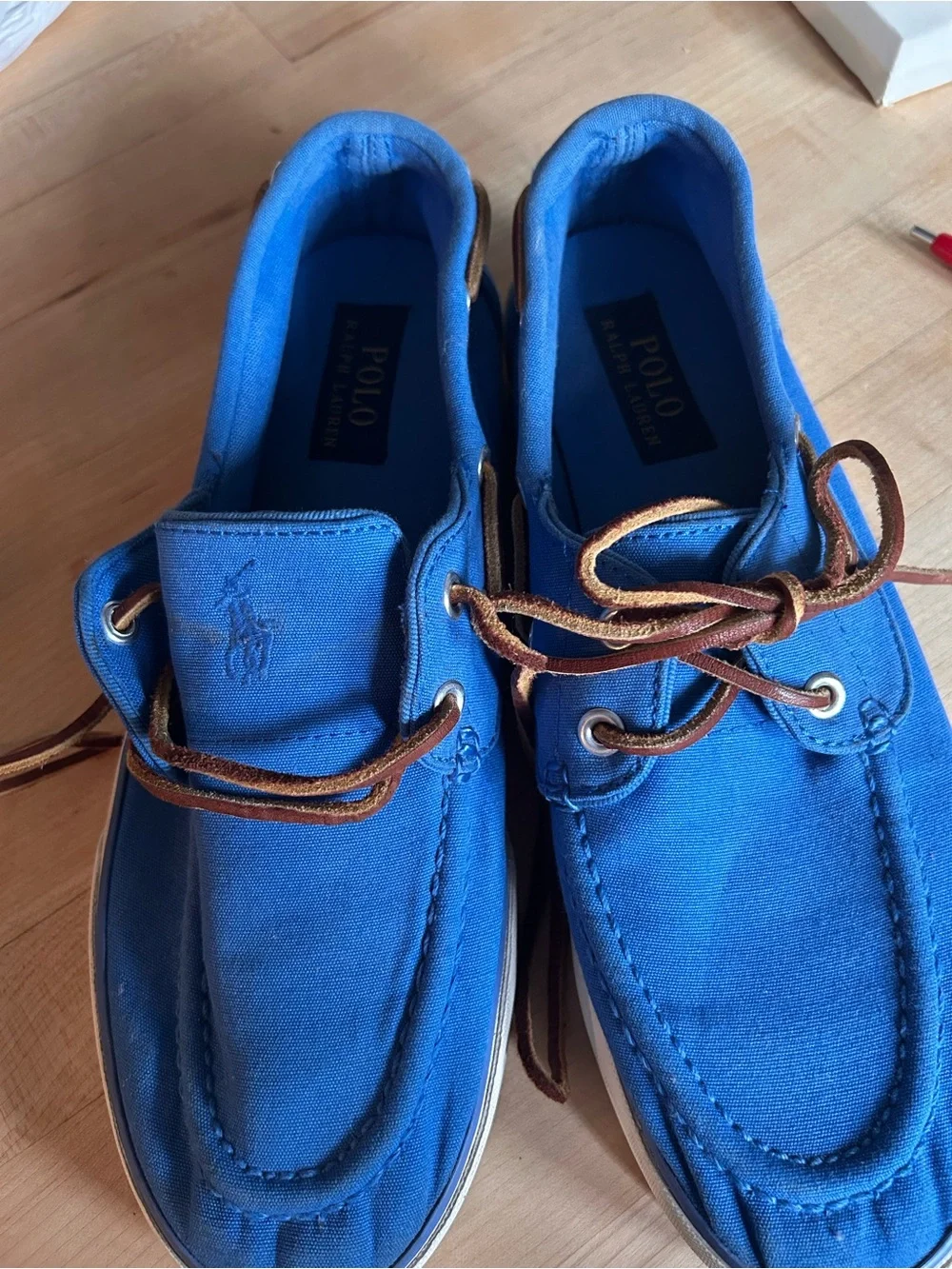 Polo Ralph Lauren canvas shoe